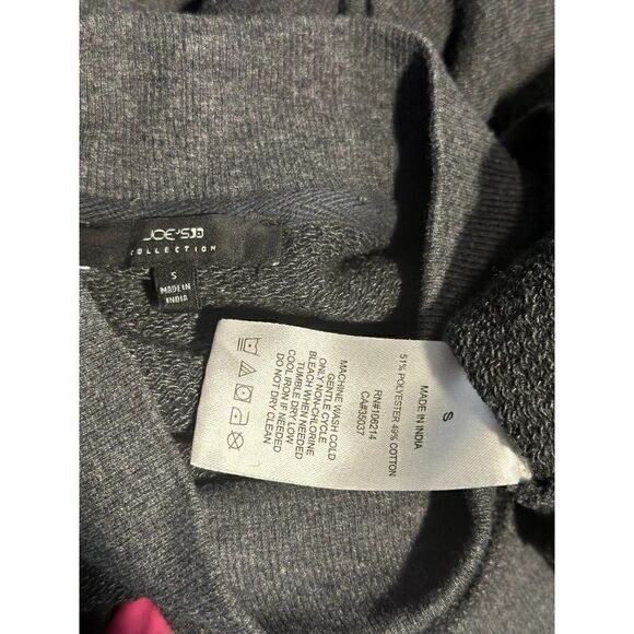 Joe's Jeans Collection Mock Neck Deep V Sweatshirt in Gray Size S - Picture 5 of 5
